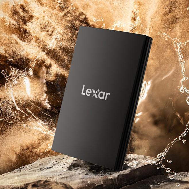 Lexar Armor 700 Portable SSD 2TB , USB , 256-bit AES Encryption , IP66 Water and Dust Resistance, 5 year limited warranty - Black.