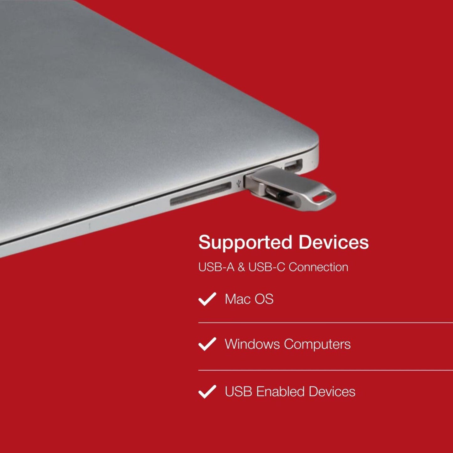 Shintaro 128GB Mini Dual Port Pocket Disk Drive - High-Speed Dual USB-C & USB-A, USB 3.0 Portable Storage