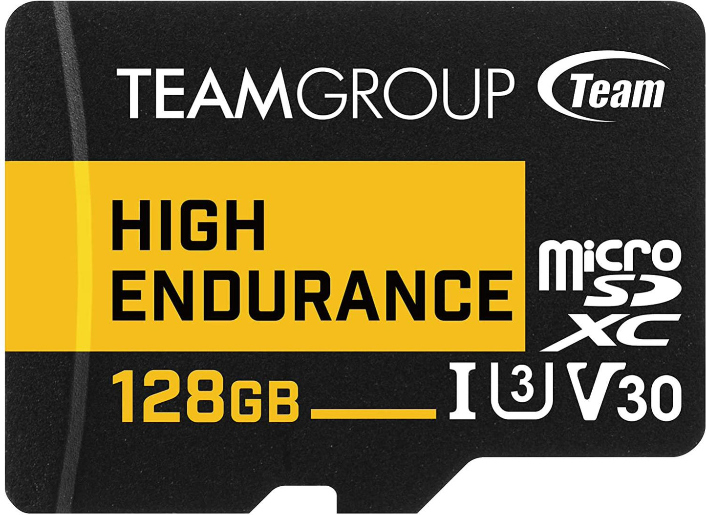 Team Group HIGH ENDURANCE 128GB Micro SDXC UHS-I U3 V30 4K 100MB/s(Designed for Monitoring)