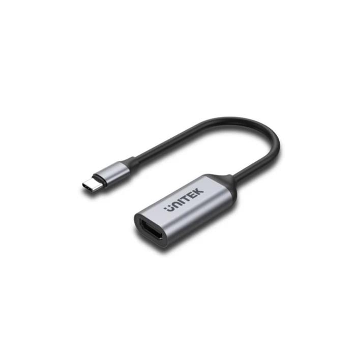 Unitek USB-C to HDMI 4K Adapter 60Hz, Plug and Play, Grey, Unitek Gift Box