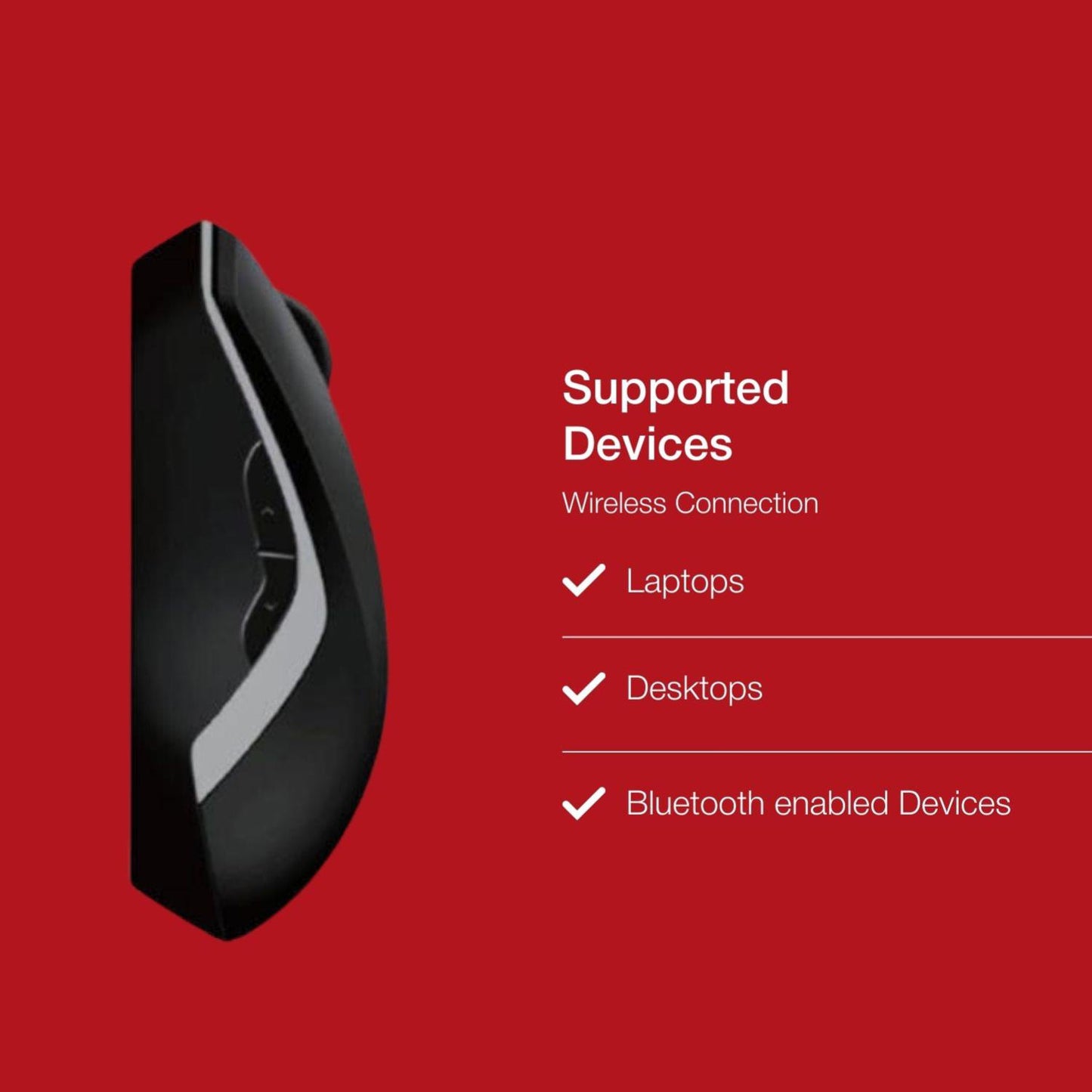 Shintaro Mini Bluetooth Mouse with 5 Buttons, Scroll Wheel, and Ergonomic Design - Wireless Precision for Windows, Mac & Android