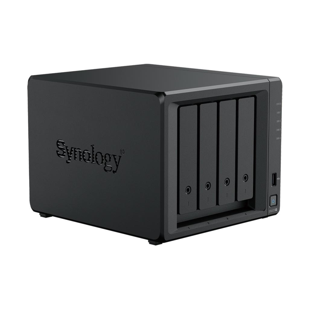 Synology DiskStation DS425+ NAS 4-Bay 3.5" Diskless, Intel Celeron J4125 1 x 1GbE + 1 x 2.5GbE, 2GB RAM, 2 x USB3.2, 3 Year wty