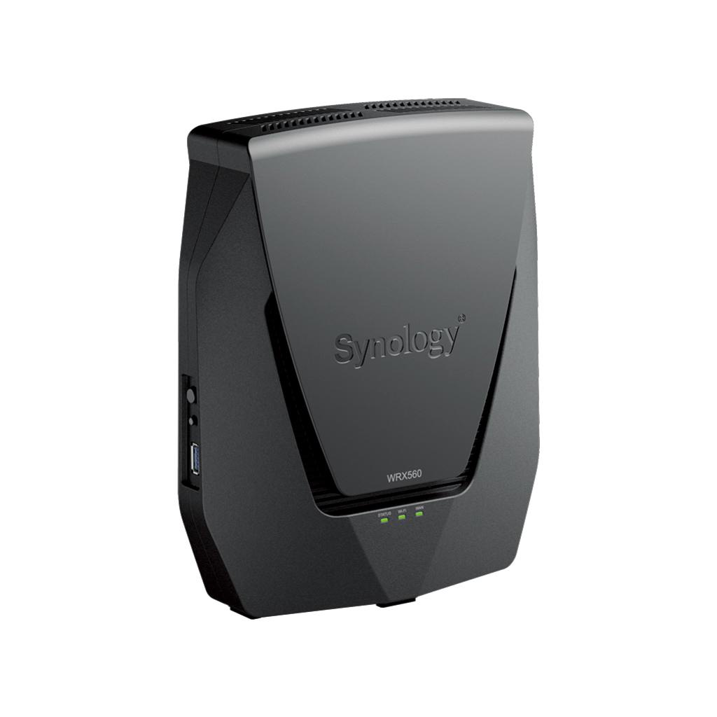 Synology WRX560 Dual-Band Mesh Enabled Wi-Fi 6 Router - Quad-Core 1.4 Ghz, 512MB DDR4 Memory