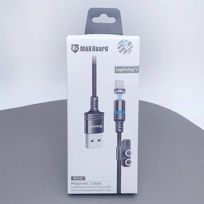 Charging cable Maxguard 3A Magnetic Lightening Fast Cable