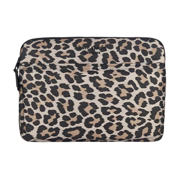 Kate Spade New York Puffer Laptop Sleeve 16" - Classic Leopard (fits 15-16 inch)