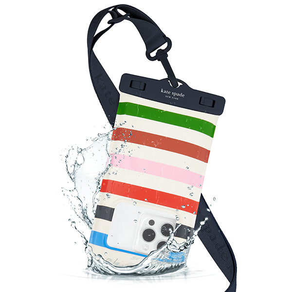 Kate Spade Waterproof Floating Pouch Universal Stripe