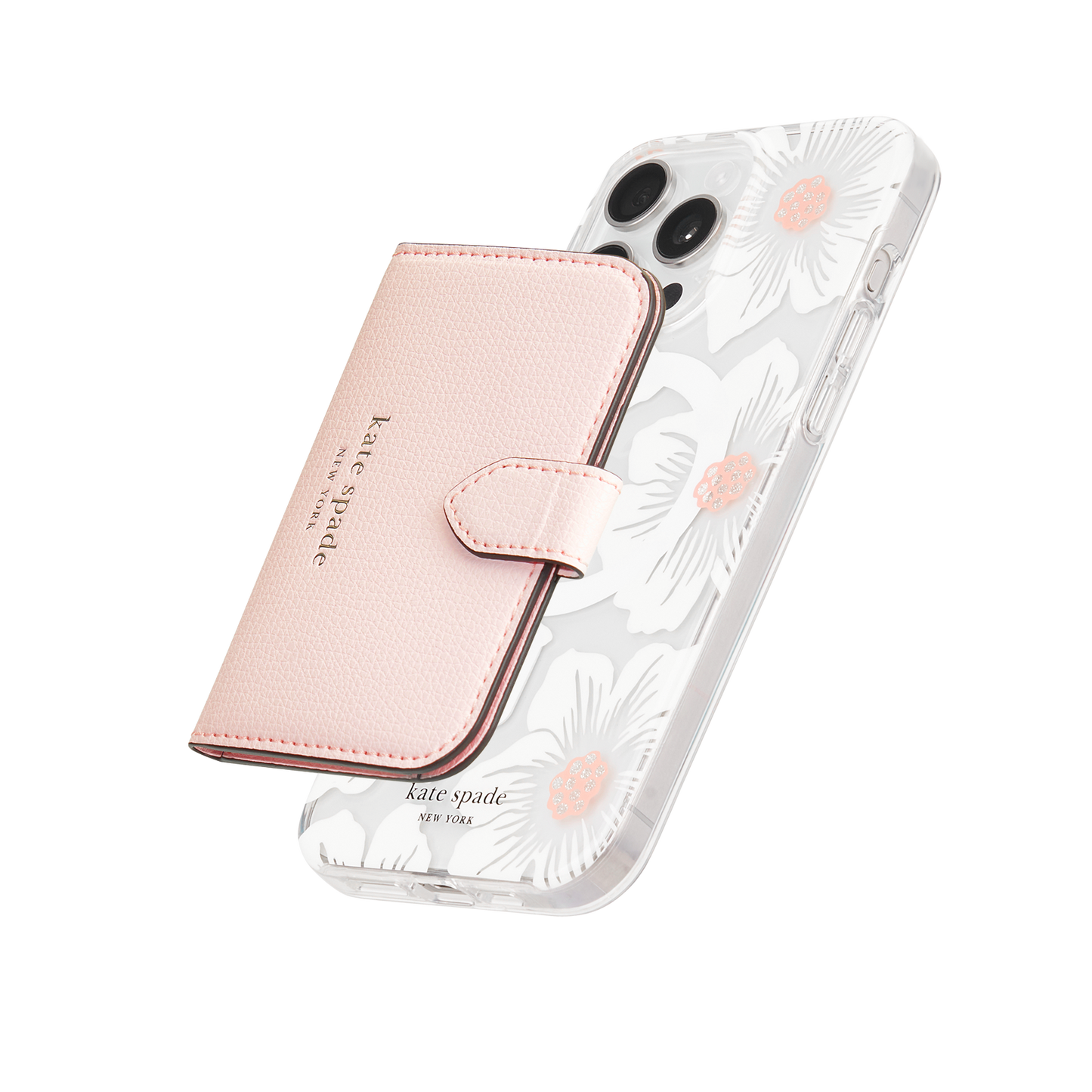 Kate Spade Morgan Magnetic Wallet MagSafe Chalk Pink