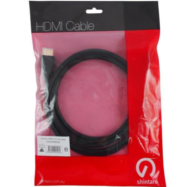 Shintaro 2m DisplayPort to HDMI Cable - 4K at 120Hz, HDMI V2 Compatible, High Bandwidth Video