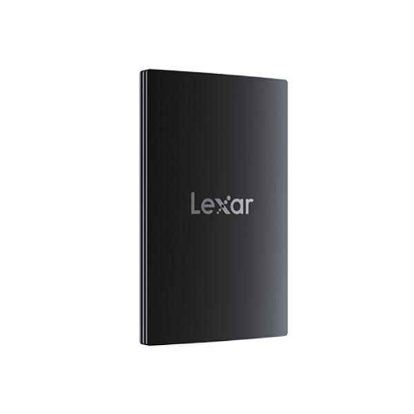 Lexar SL500 Portable SSD 2TB, with magnetic assembly for attaching to smartphones or camera with MagSafe. 5 year Wty, Black
