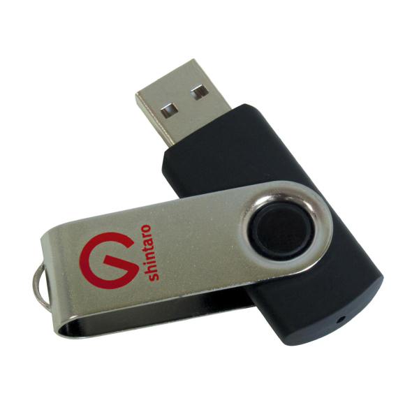 Shintaro Pen Drive 16GB Rotating Pocket Disk USB3.2 (Gen 1) - Backwards compatible with USB 2.0 & USB 3.0/3.2