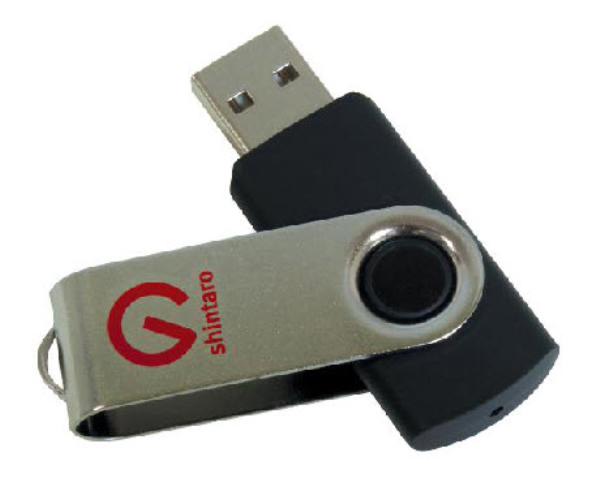 Pen Drive Shintaro 64GB Rotating Pocket Disk USB2.0