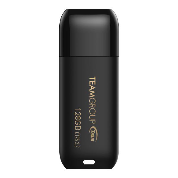Team Group Pen Drive C175 USB 3.2 G1 Flash Drive 128GB, Read (Max) 100MB/s Black