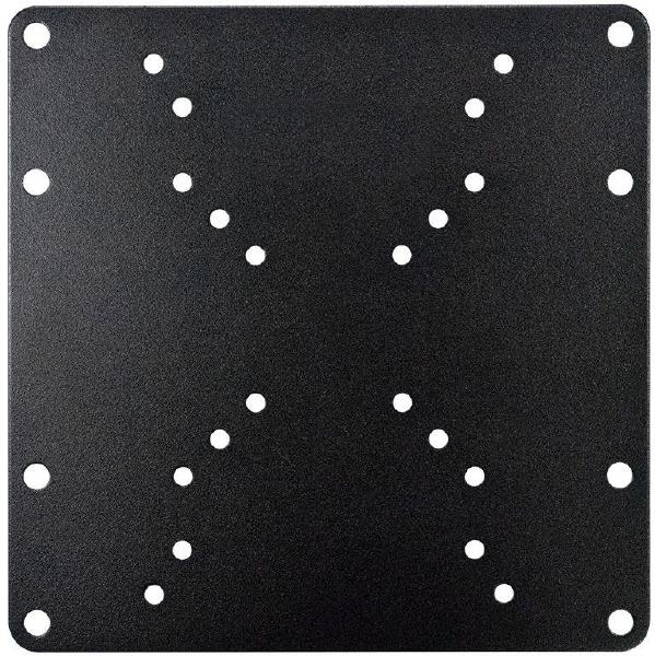 Atdec Accessory Adaptor Plate Black - VESA mounting hole configs up to 200 x 200