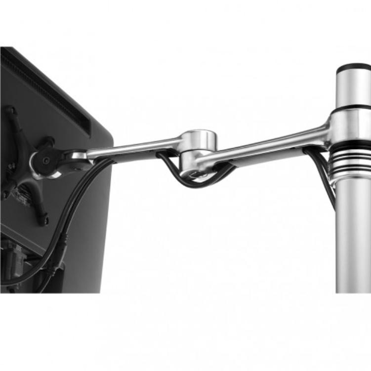 Atdec Dual Monitor Swing Arms Mount on Post