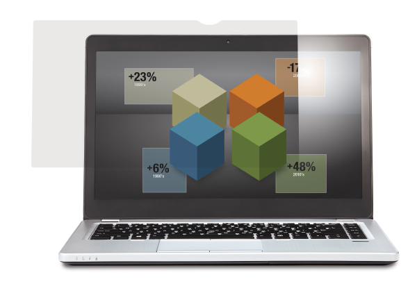 For Screen 3M Anti Glare Filter for 13.3" Laptop with Adhesive Strips and Slide Mounts, 16:9