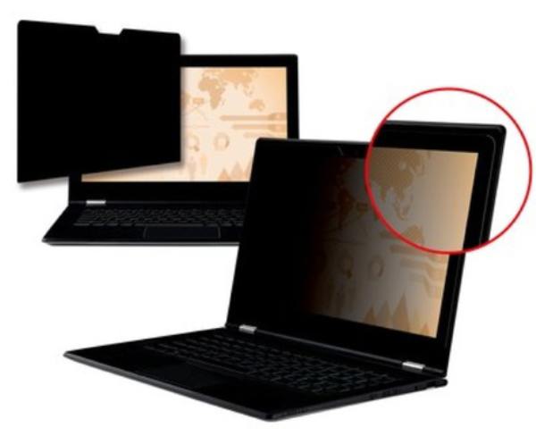 Screen Protector 3M Touch Privacy Filter for 15.6" Full Screen Laptop with 3M COMPLY Flip Attach, 16:9