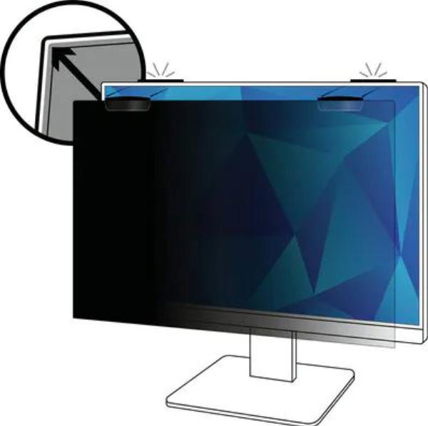 3M Privacy Filter for 24" Full Screen Monitor with 3M COMPLY Magnetic Attach, 16:10