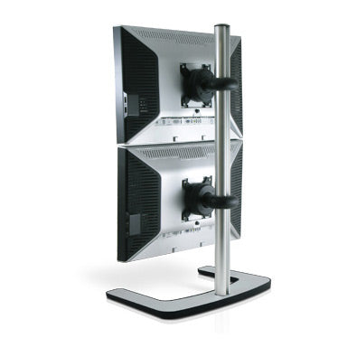 Atdec Visidec Focus Display Accessory Arm Dual Displays, Vertical Mount 24" - 32" Polished Silver
