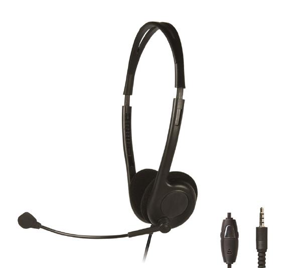 Headphone Shintaro Light Weight Headset with Boom Microphone (Single Combo 3.5mm Jack)