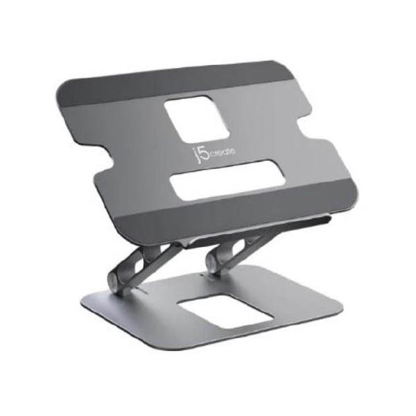 Durable Aluminum J5create JTS127 Multi-Angle Rigid Laptop Stand
