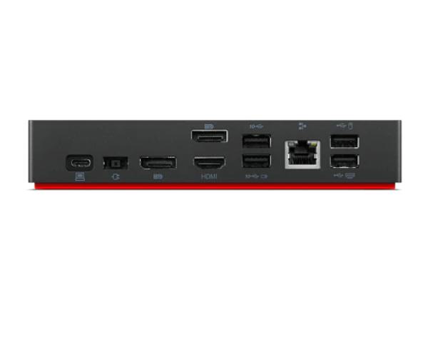 Lenovo ThinkPad USB-C Dock Gen 2 with 3 USB 3.1, 2 USB 2.0, USB-C, 2DP, HDMI, Combo Audio Jack and Gigabit Ethernet Connectivity