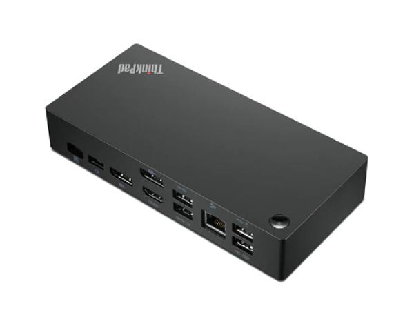 Lenovo ThinkPad USB-C Dock Gen 2 with 3 USB 3.1, 2 USB 2.0, USB-C, 2DP, HDMI, Combo Audio Jack and Gigabit Ethernet Connectivity