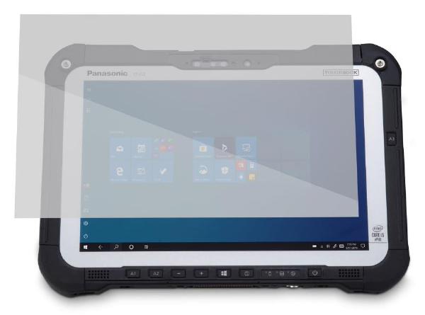 Infocase - Tempered Glass Screen Protection for Panasonic Toughbook G2