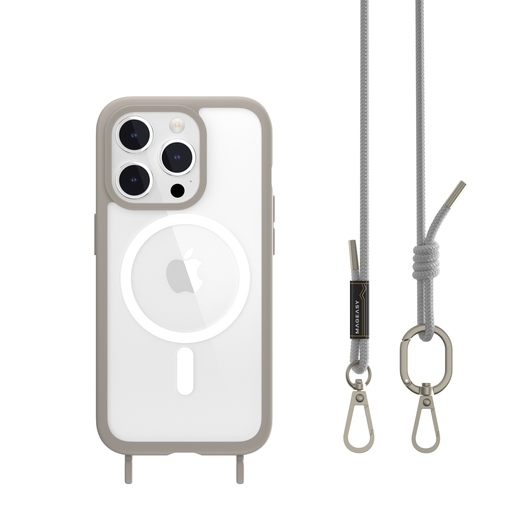 For iPhone 15, Plus Pro Max Roam M + Strap Magnetic Shockproof Durable Case
