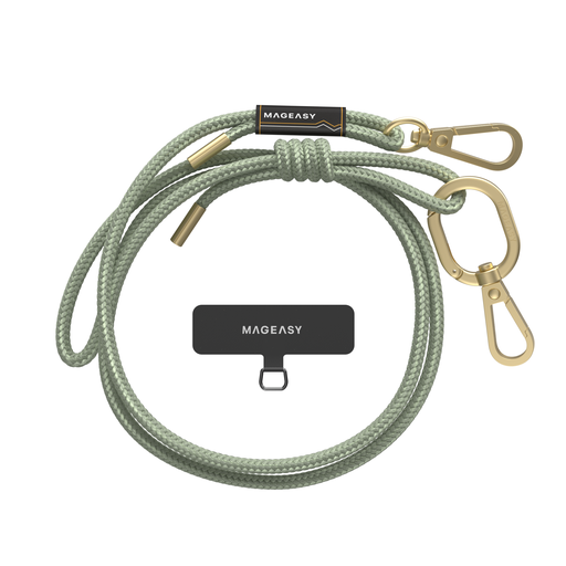 MagEasy Phone Strap & Strap Card 6mm Sage Green