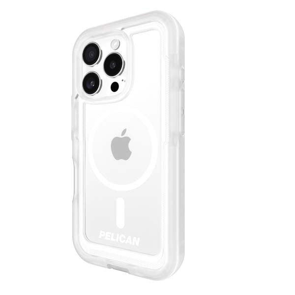 Pelican Voyager MagSafe Case with Holster for iPhone 16 Pro Max - Clear