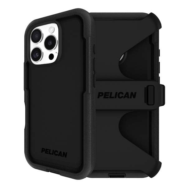 Pelican Voyager MagSafe Case with Holster for iPhone 16 Pro Max - Black