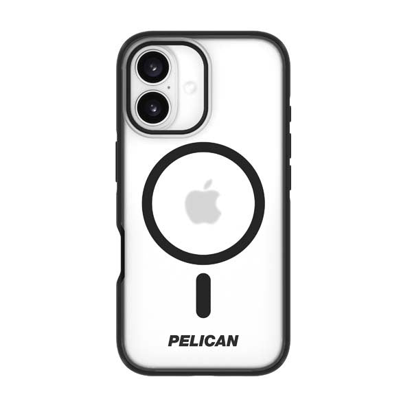 Pelican Ranger Mag Safe Case for iPhone 16 - Clear/Black Frosted Clear/Black Frosted