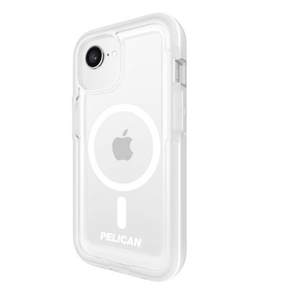 Pelican Voyager MagSafe Case with Holster for iPhone 16e / 15 / 14 / 13 - Clear
