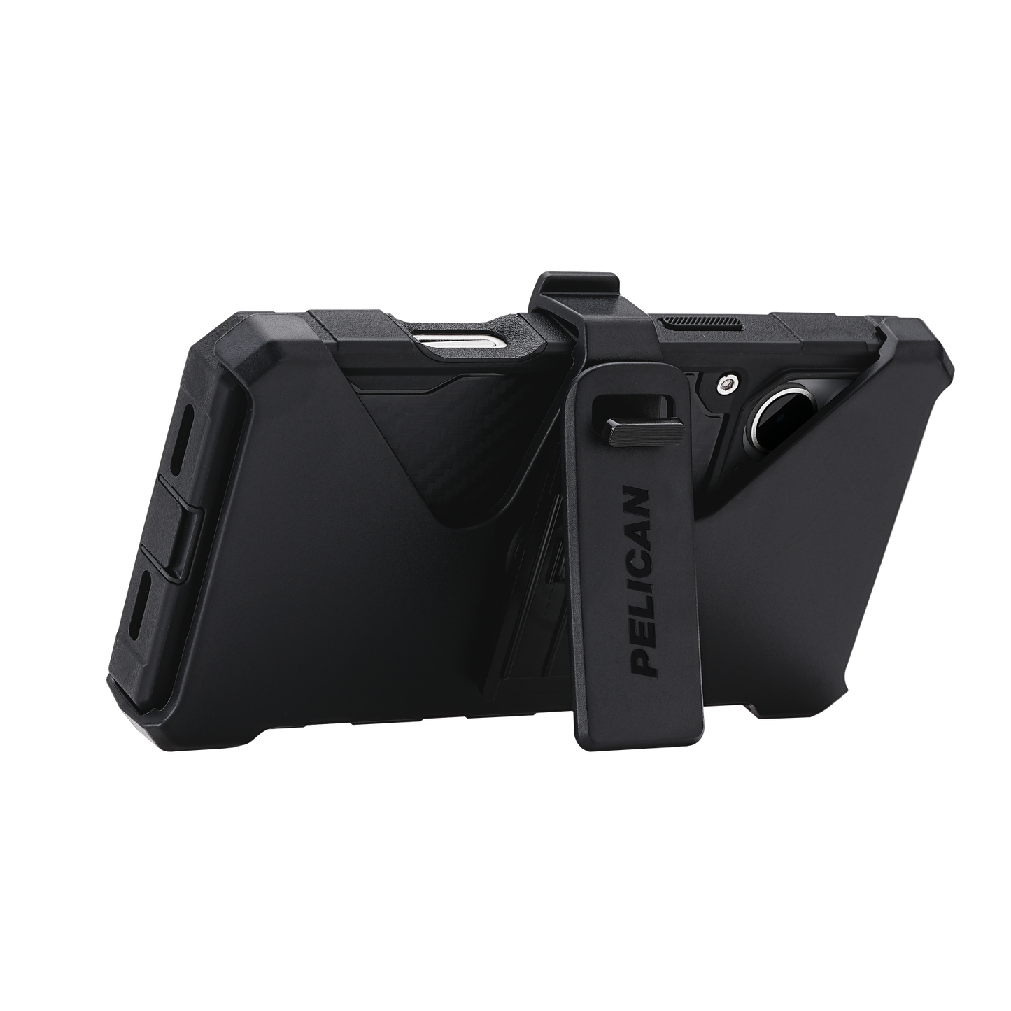 Pelican Shield MagSafe Case with Holster for iPhone 17 Pro Max - Carbon Fiber