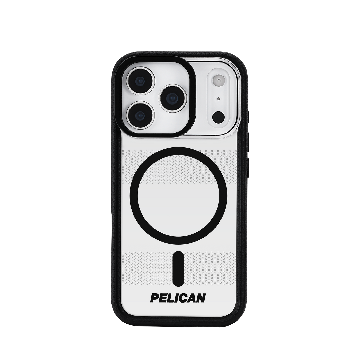 Pelican Protector MagSafe Case with Stand for iPhone 17 Pro - Clear / Black