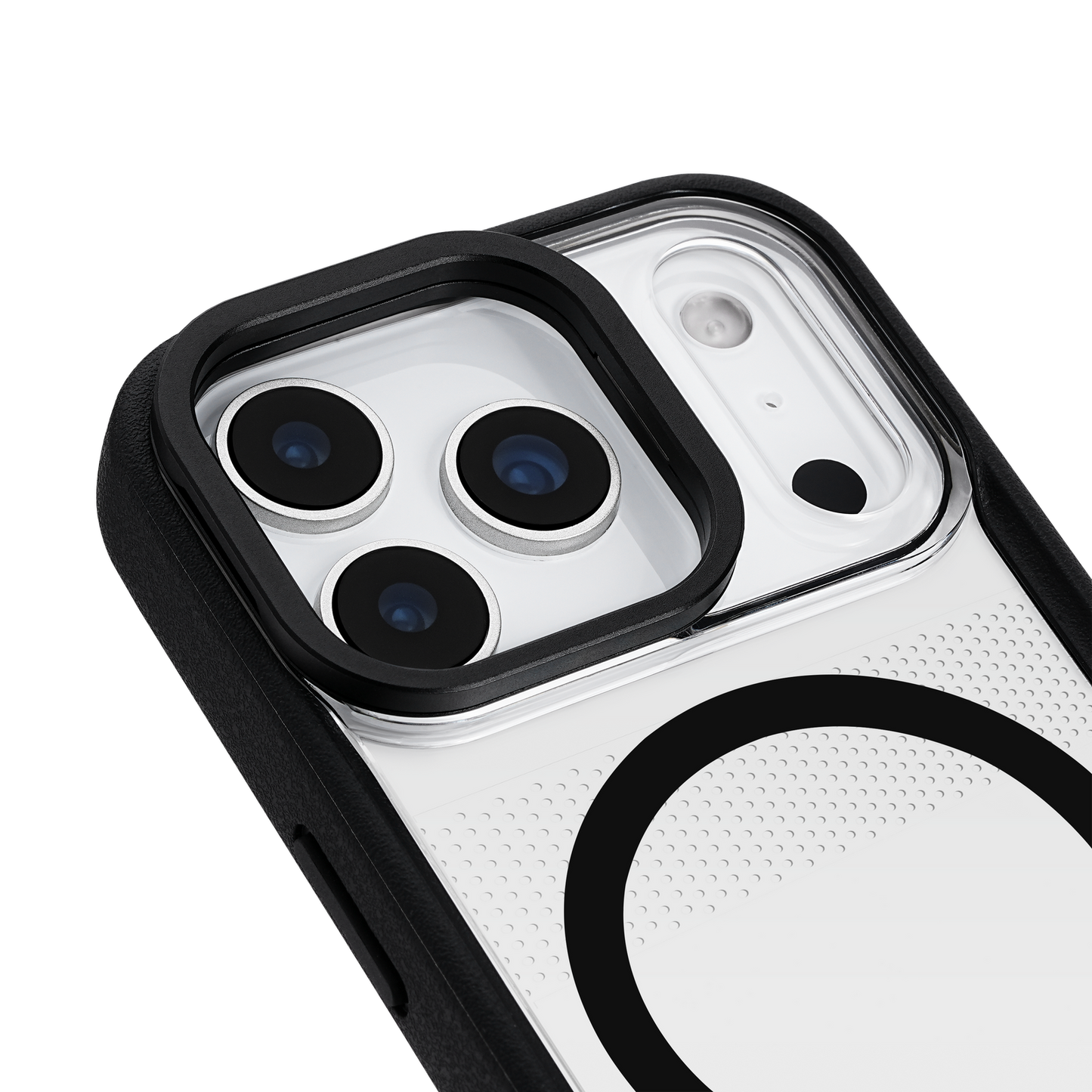 Pelican Protector MagSafe Case with Stand for iPhone 17 Pro - Clear / Black