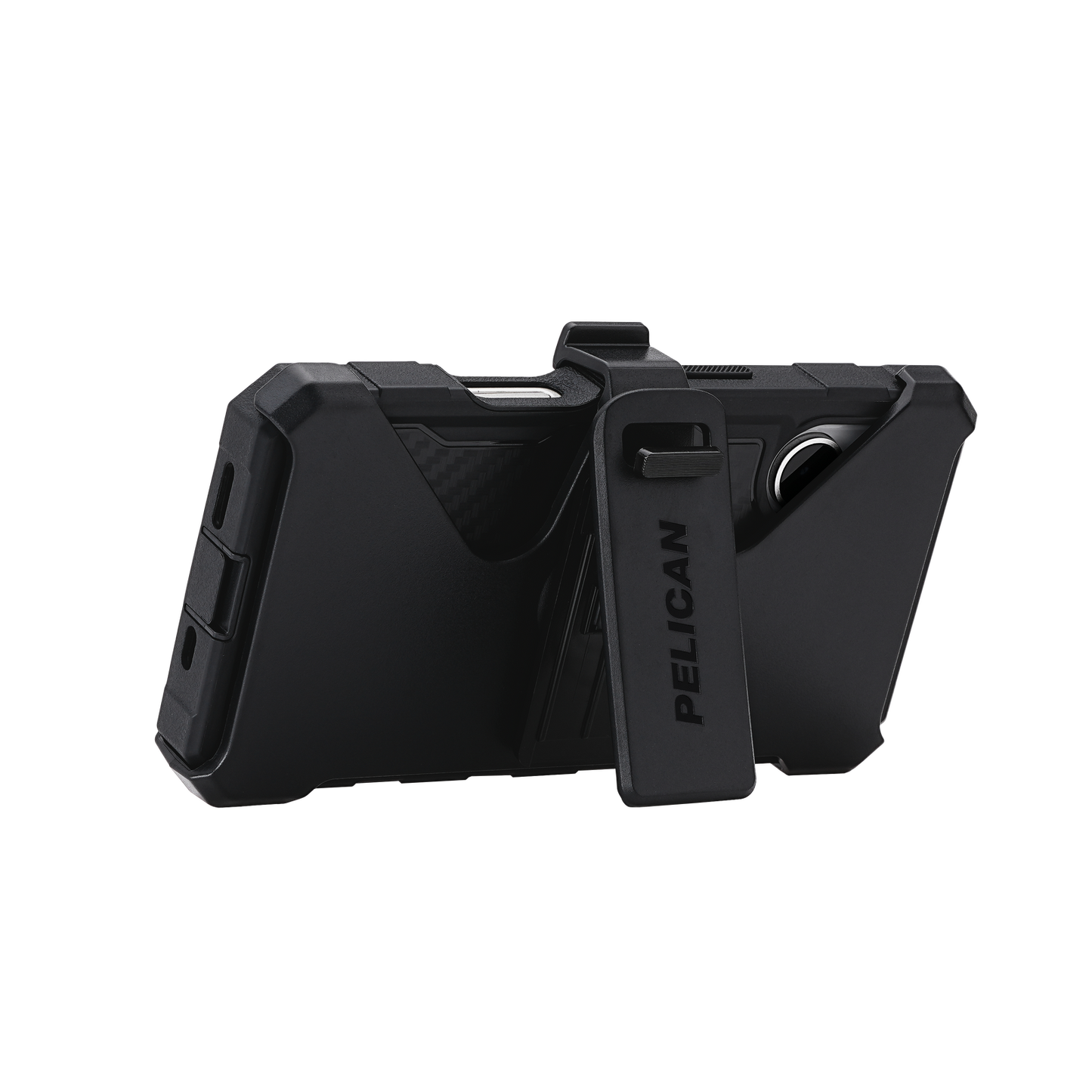 Pelican Shield MagSafe Case with Holster for iPhone 17 - Carbon Fiber