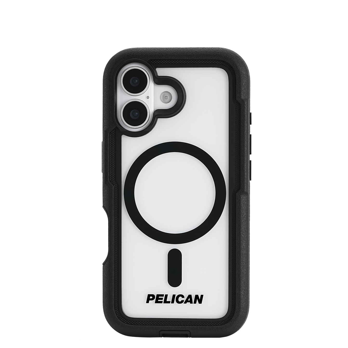 Pelican Voyager MagSafe Case with Holster for iPhone 17 - Black/Clear