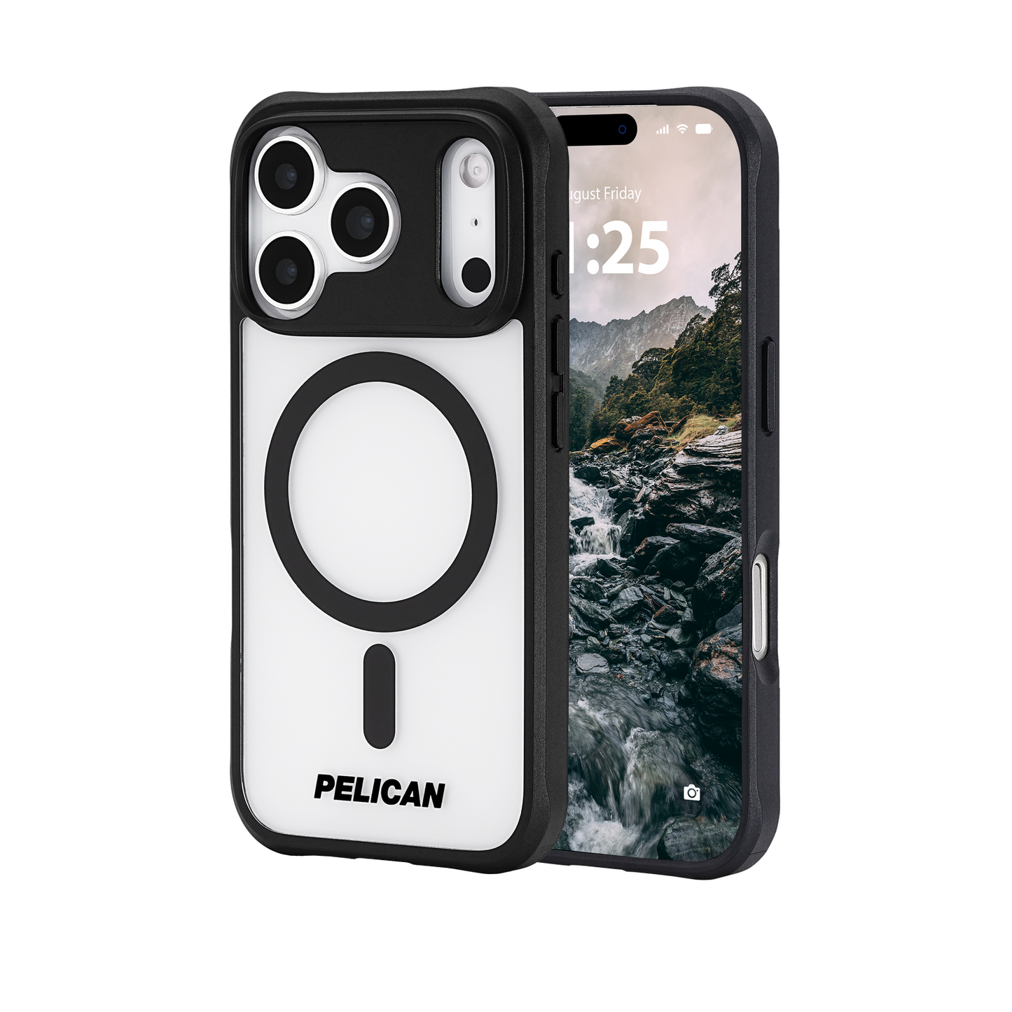 Pelican Ranger MagSafe Case for iPhone 17 Pro - Clear / Black Frosted