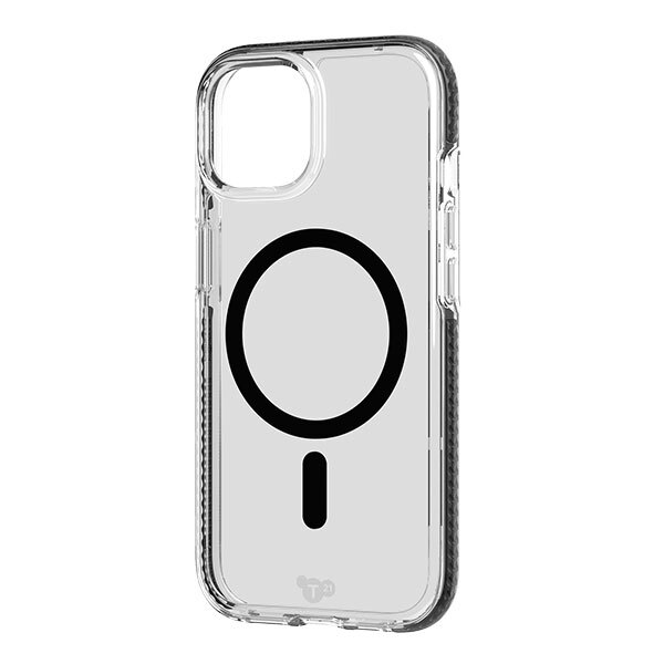 Tech 21 Evo Crystal MagSafe Case for iPhone 15 Graphite Black