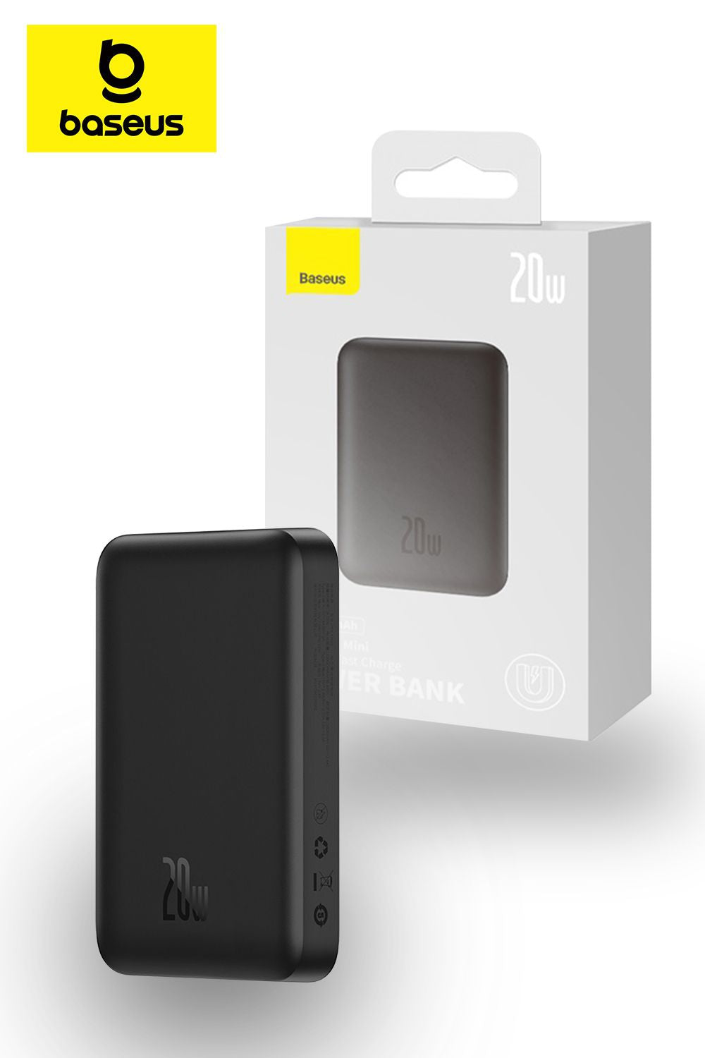 Universal Baseus 10000mAh 20W Magnetic Mini Wireless Fast Charge Power Bank