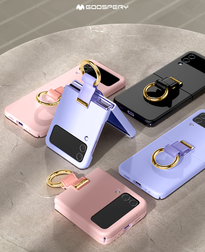 Samsung Galaxy Z Flip 5 Goospery Mercury New Ring Fard - Pink