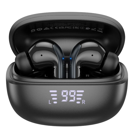 Hoco EQ5 Energy ANC Noise Cancelling Wireless Earphone - Black