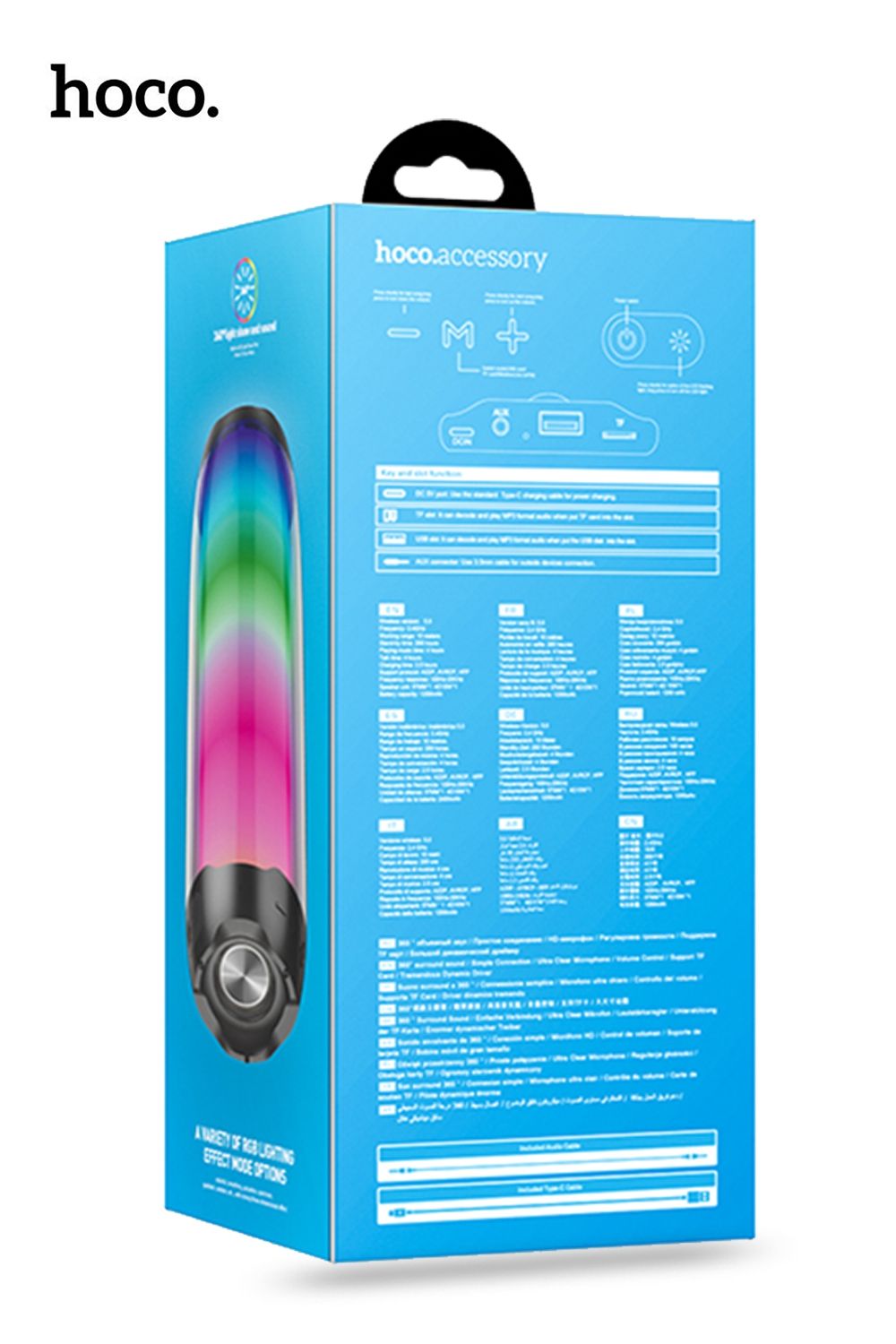 hoco. HC8 PULSE Bluetooth Speaker - Black