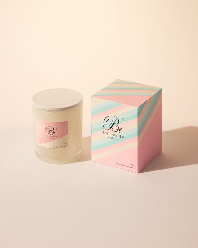 LOTUS FLOWER TRIPLE SCENTED 2 WICK 420G CANDLE