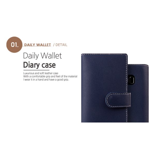 Samsung Galaxy S10 Plus Maximo Vintage Edition Daily Wallet Case - Navy