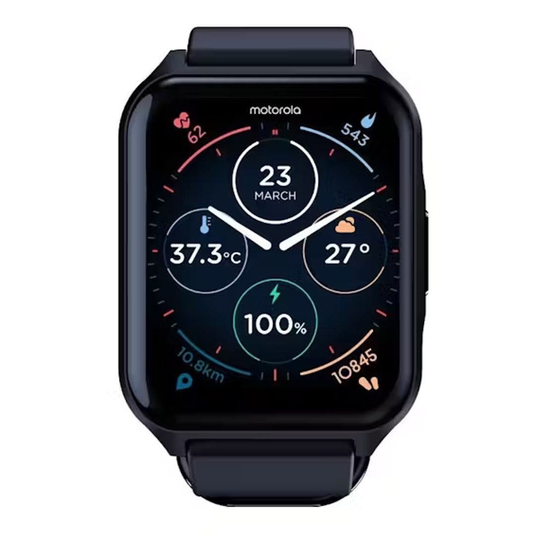 Motorola Moto M70 Smart Watch (IOS & Android) - Black