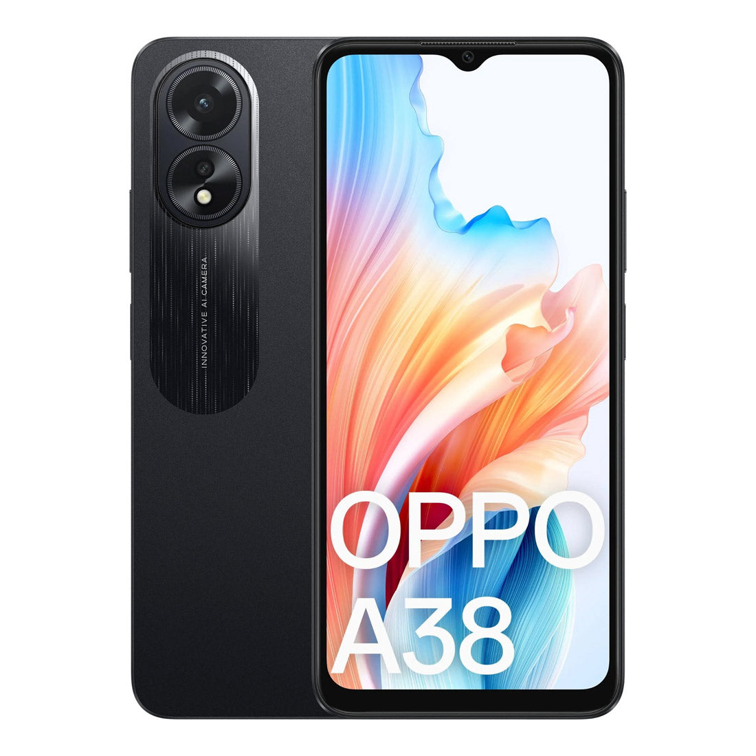Oppo A38 4G Dual Sim 128GB 6.56" Screen Glowing Black