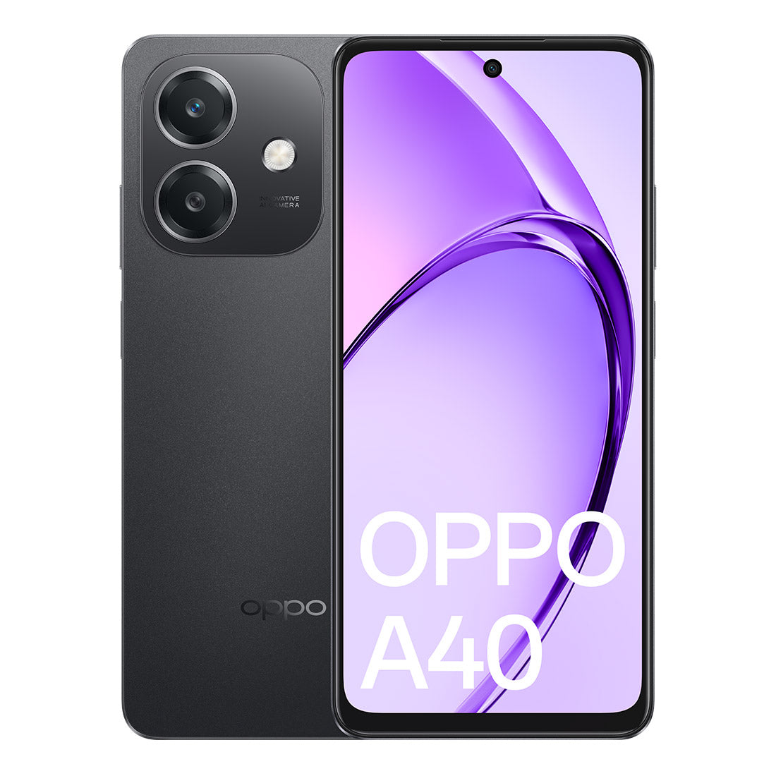 Oppo A40 4G Dual Sim 128GB 6.67" Screen Sparkle Black - NFC (A/C not included)