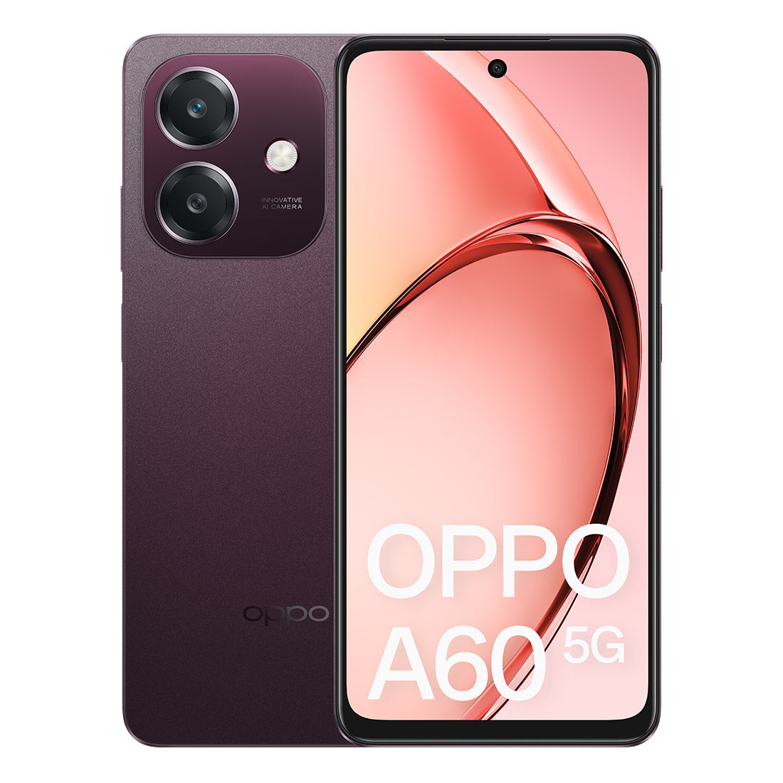 Oppo A60 5G Dual Sim 128GB 6.67" Screen Nebula Red - NFC (A/C not included)